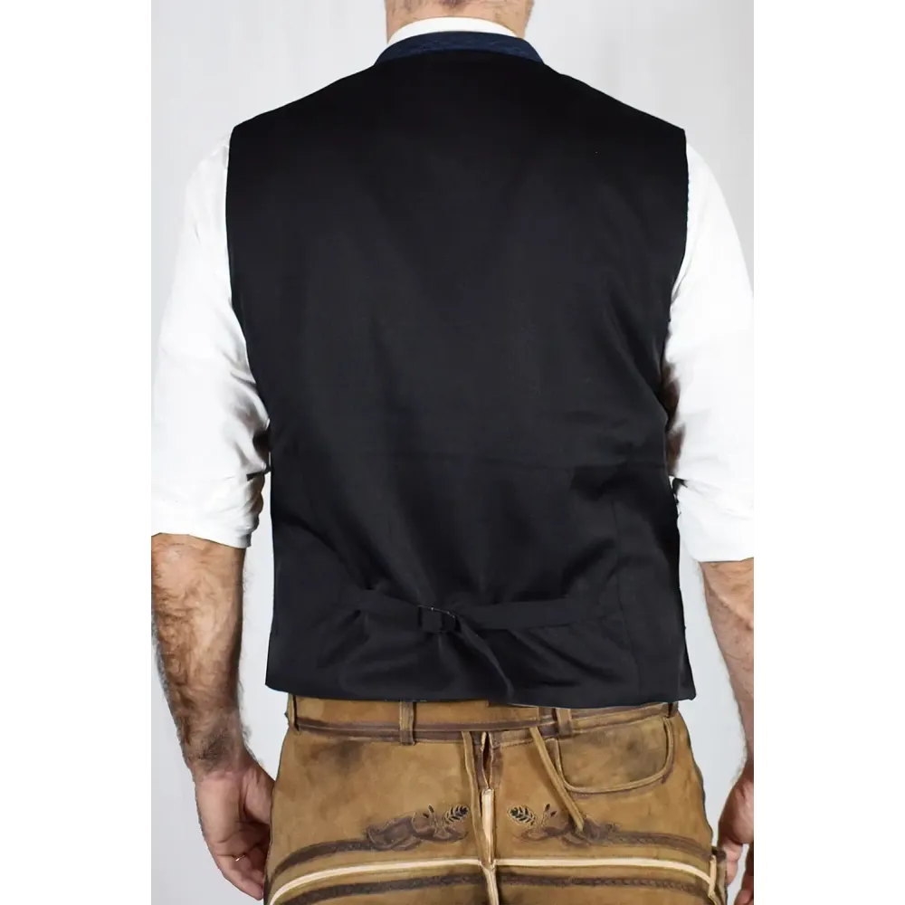 Trachtenweste Aus Leinen - Marine Trachtenweste Aus Leinen - Marine