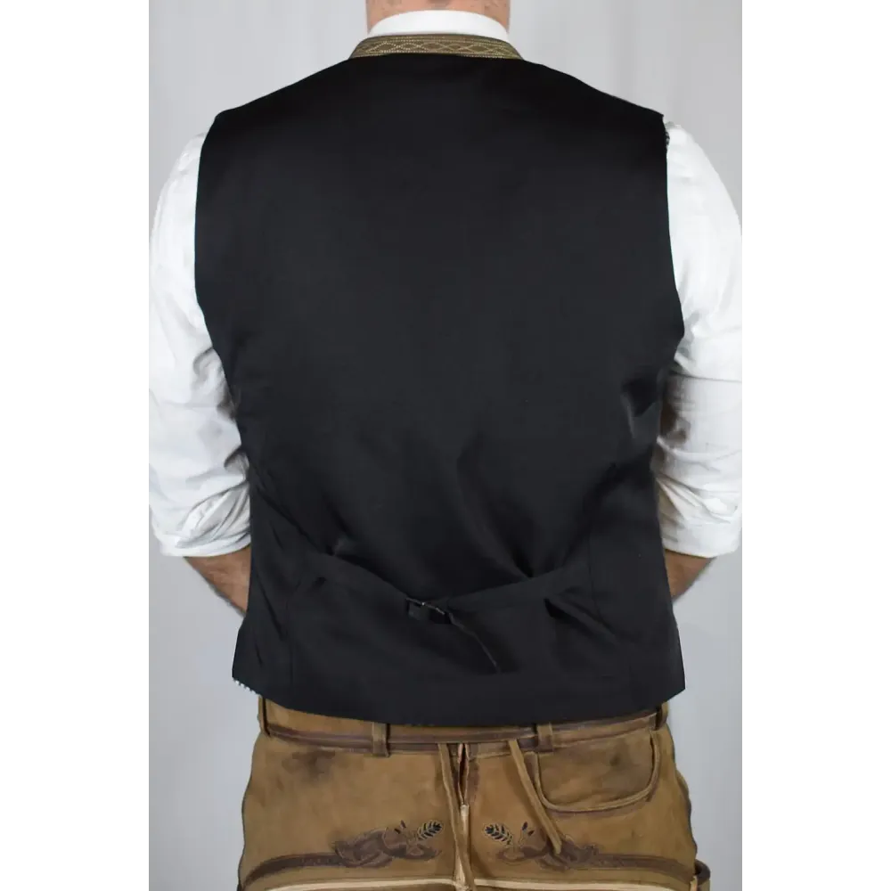 Trachtenweste Aus Leinen - Braun Trachtenweste Aus Leinen - Braun