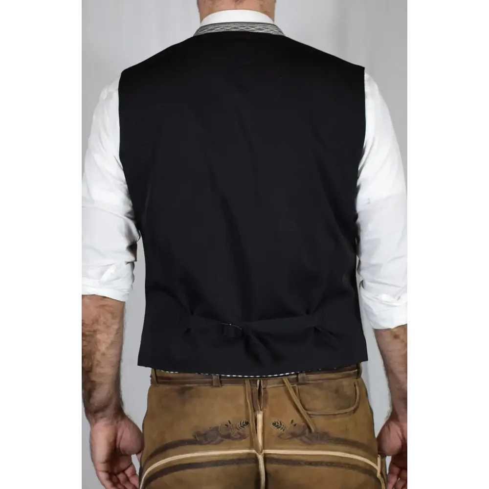 Trachtenweste Aus Leinen - Grau Trachtenweste Aus Leinen - Grau