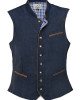 Trachtenweste Aus Leinen - Marine Trachtenweste Aus Leinen - Marine