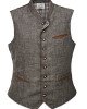 Trachtenweste Aus Leinen - Grau Trachtenweste Aus Leinen - Grau
