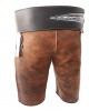 Oldtimer Lederhose + Schwarz Ranzengürtel mit Adler