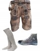 Herren Trachten Set, Krone + Maddox sneakers Grau + Socken Herren Trachten Set, Krone + Maddox sneakers Grau + Socken