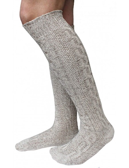 Trachten Kniebund Socken beige/meliert Trachten Kniebund Socken beige/meliert