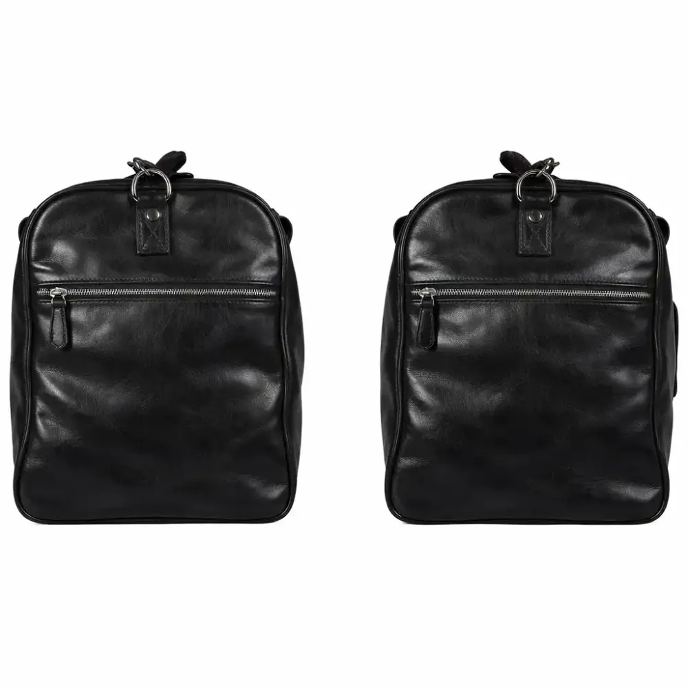 Leder Weekender Tasche Travel Pro Schwarz Leder Weekender Tasche Travel Pro Schwarz