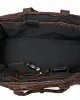 Leder Weekender Tasche Travel Pro Dunkelbraun