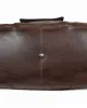 Leder Weekender Tasche Travel Pro Dunkelbraun