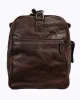 Leder Weekender Tasche Travel Pro Dunkelbraun