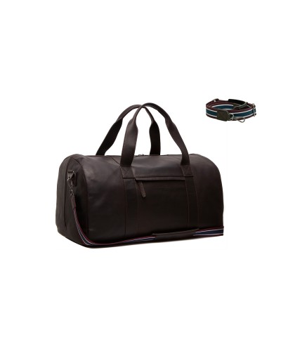 Reisetasche Hudson, Waxed Pull Up, Braun
