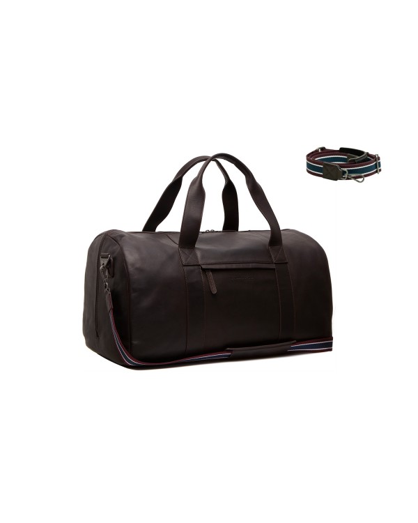 Reisetasche Hudson, Waxed Pull Up, Braun