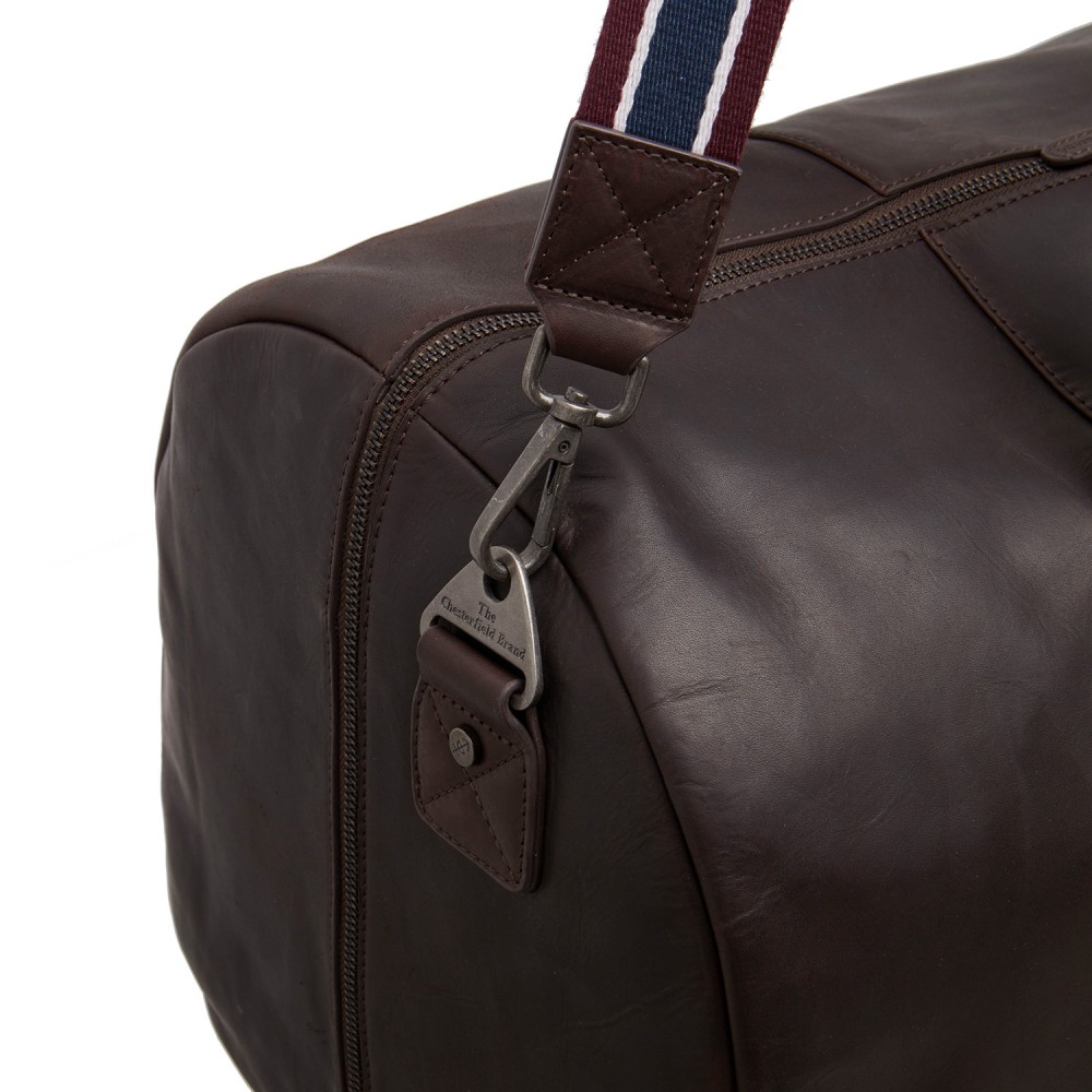Reisetasche Hudson, Waxed Pull Up, Braun
