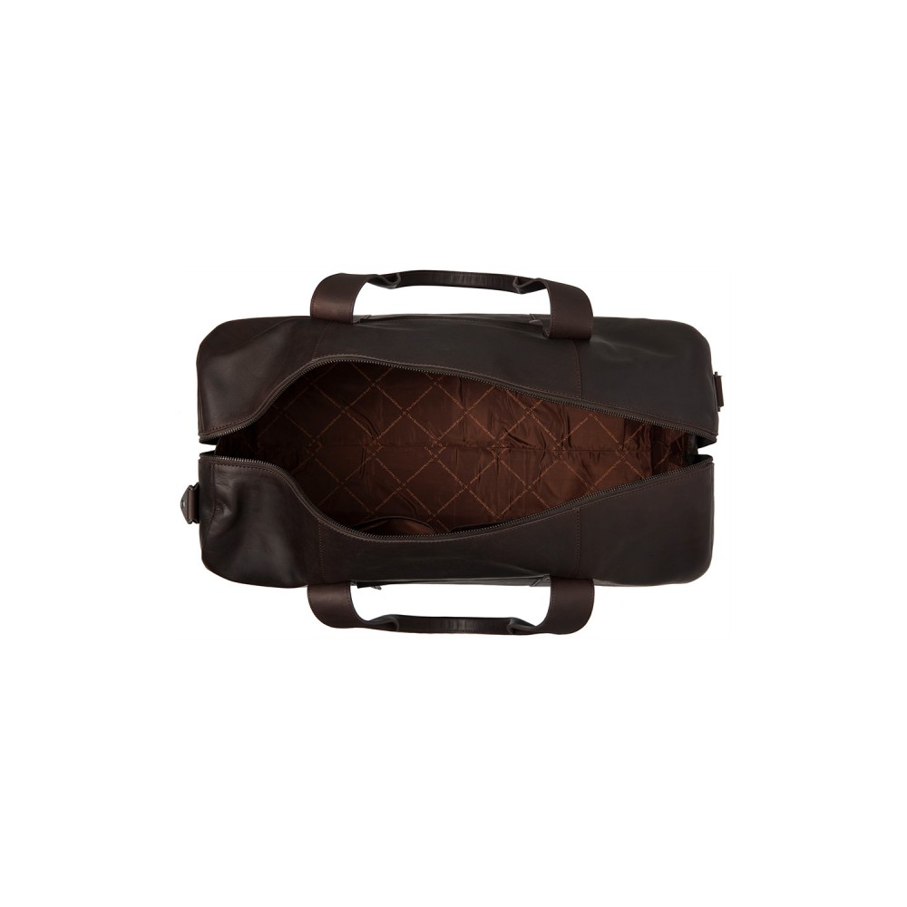 Reisetasche Hudson, Waxed Pull Up, Braun