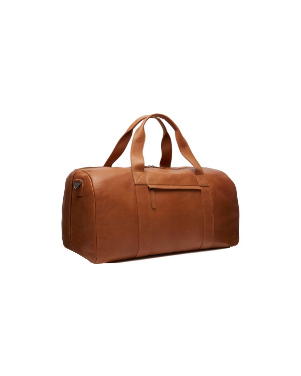 Reisetasche Hudson, Waxed Pull Up, Cognac