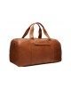 Reisetasche Hudson, Waxed Pull Up, Cognac