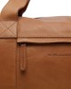Reisetasche Hudson, Waxed Pull Up, Cognac