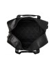 Reisetasche Hudson, Waxed Pull Up, Schwarz