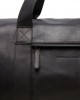 Reisetasche Hudson, Waxed Pull Up, Schwarz