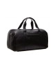 Reisetasche Hudson, Waxed Pull Up, Schwarz