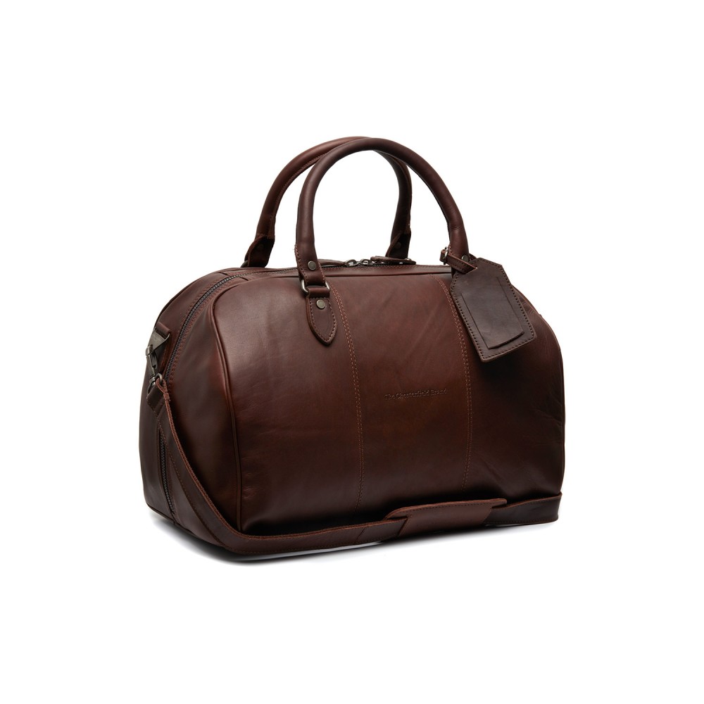Reisetasche Liam, Waxed Pull Up, Braun