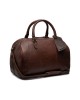 Reisetasche Liam, Waxed Pull Up, Braun