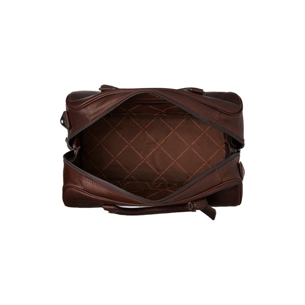 Reisetasche Liam, Waxed Pull Up, Braun