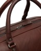 Reisetasche Liam, Waxed Pull Up, Braun