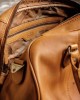 Reisetasche Liam, Waxed Pull Up, Cognac