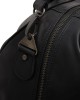 Reisetasche Liam, Waxed Pull Up, Schwarz