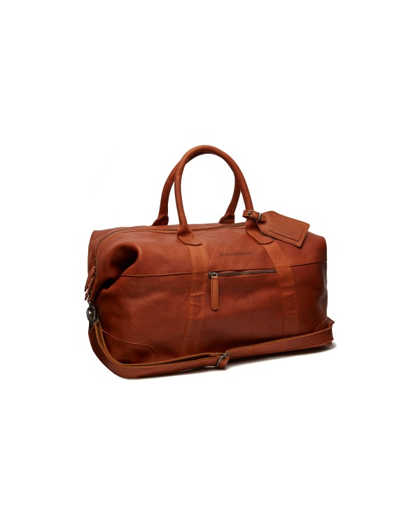 Reisetasche Portsmouth, Waxed Pull Up, Cognac
