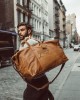 Reisetasche Portsmouth, Waxed Pull Up, Cognac