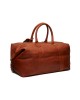 Reisetasche Portsmouth, Waxed Pull Up, Cognac