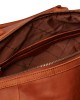 Reisetasche Portsmouth, Waxed Pull Up, Cognac