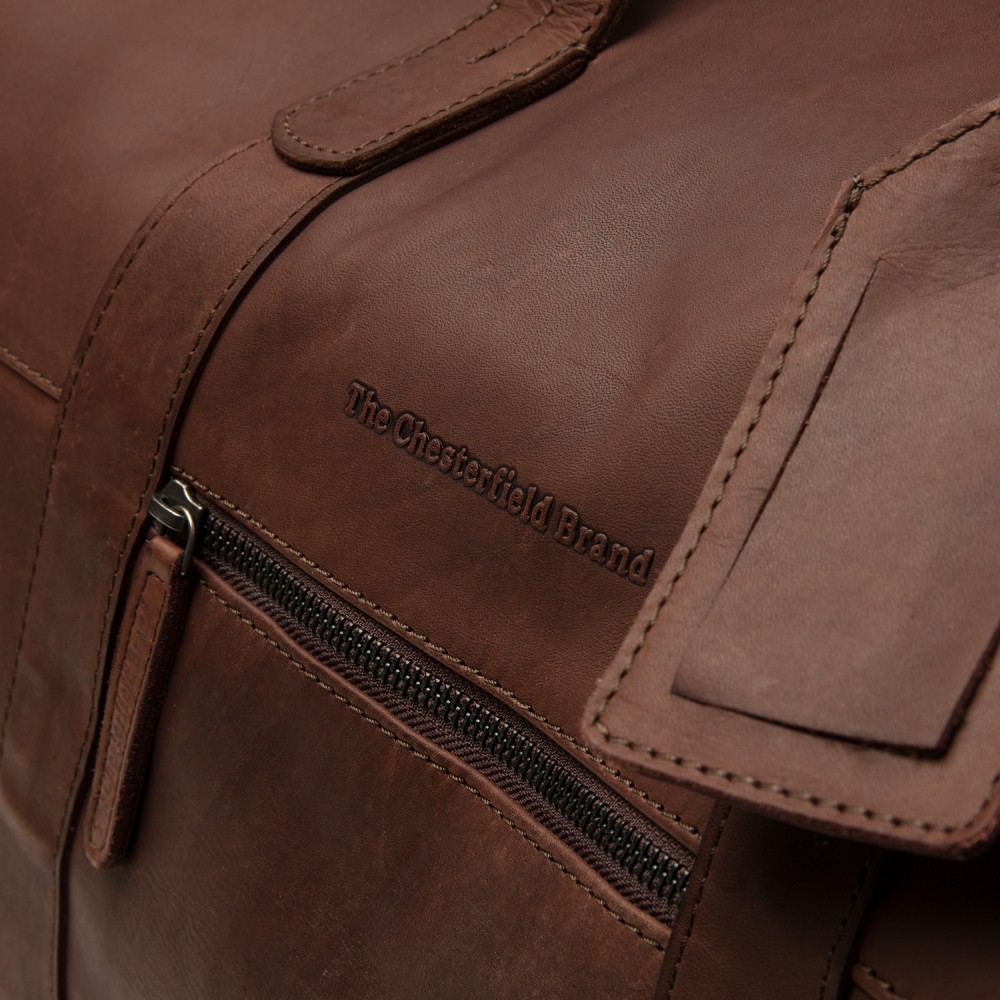 Reisetasche Portsmouth, Waxed Pull Up, Braun