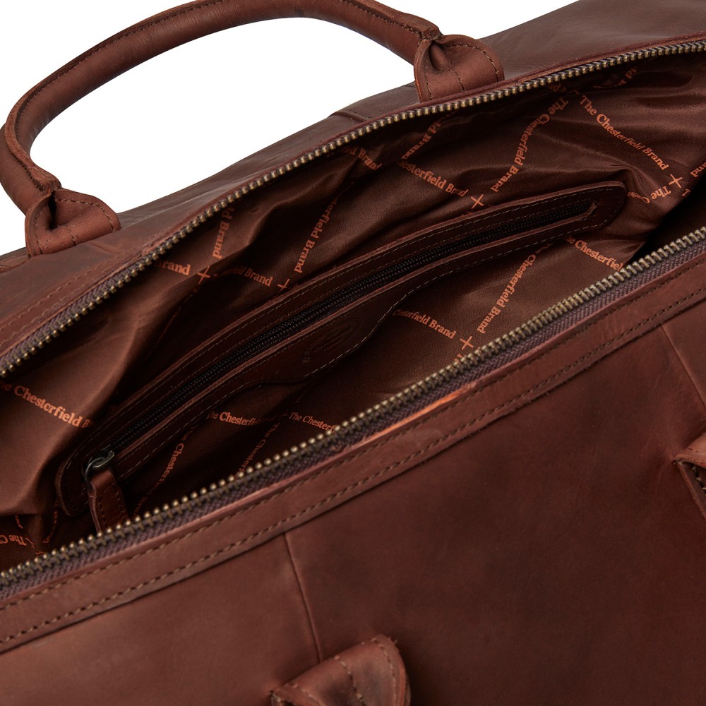 Reisetasche Portsmouth, Waxed Pull Up, Braun