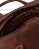 Reisetasche Portsmouth, Waxed Pull Up, Braun