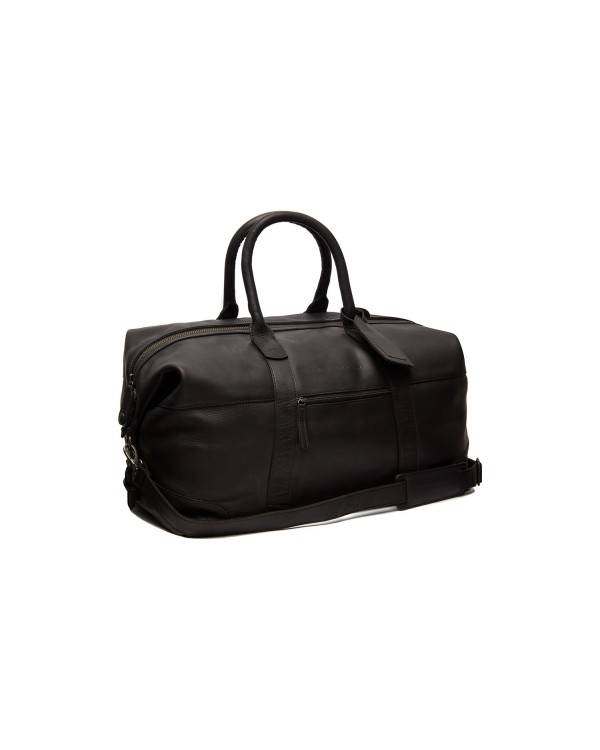 Reisetasche Portsmouth, Waxed Pull Up, Schwarz