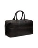 Reisetasche Portsmouth, Waxed Pull Up, Schwarz